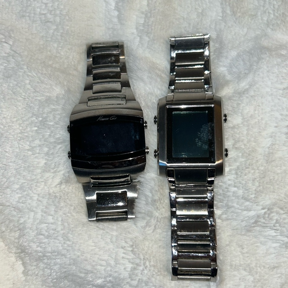 2 men’s digital Kenneth Cole watches